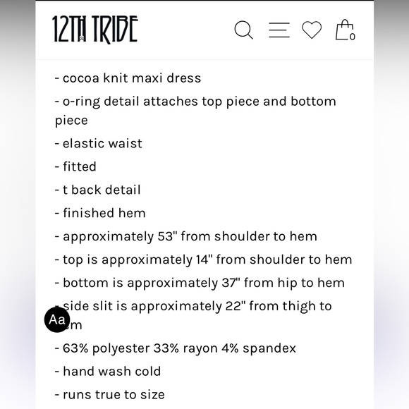 12th Tribe Sutton Cocoa Knit Maxi Dress - Picture 9 of 10